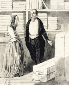 Nos comptes sont faciles a établir.., 1844. Creator: Honore Daumier