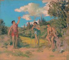 Nos patriam fugimus (Tityrus and Meliboeus), c. 1914