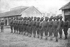 Nos recrues de trois parties du monde; En Oceanie: les premiers tirailleurs indigenes..., 1916(1924 Creator: Unknown