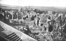 'Nos regions Devastees; Les ruines tragiques de Clermont-en Argonne 1914. Creator: Unknown