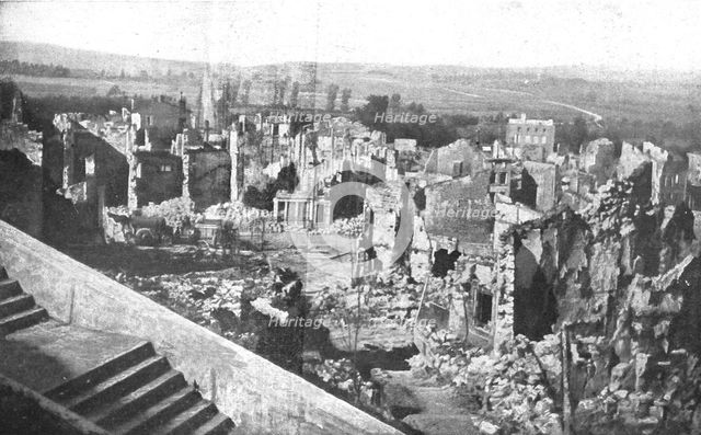 ''Nos regions Devastees; Les ruines tragiques de Clermont-en Argonne', 1914. Creator: Unknown.