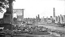 'Nos regions Devastees; Une desert: les ruines de Maurupt 1914. Creator: Unknown