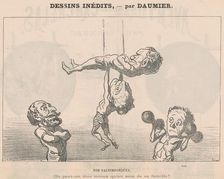 Nos saltimbanques, 19th century. Creator: Honore Daumier