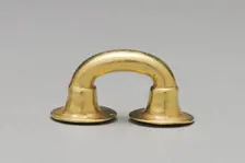 Nose Ornament, c. 400-1000. Creator: Unknown