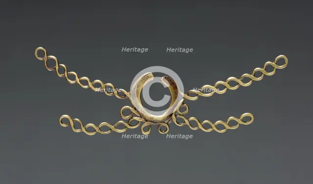Nose Ornament, c. 500-200 BC. Creator: Unknown.