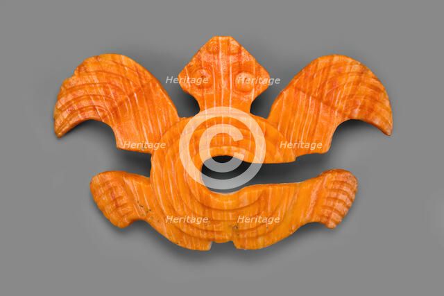 Nose Ornament in the Form of a Turtle with C-shaped Body, A.D. 800/1200. Creator: Unknown.