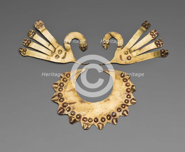 Nose Ornaments in the Form of Feline Whiskers, 180 B.C./A.D. 500. Creator: Unknown.
