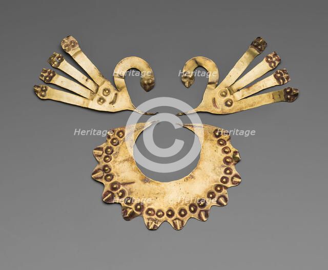 Nose Ornaments in the Form of Feline Whiskers, 180 B.C./A.D. 500. Creator: Unknown.