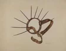 Nose Piece (For Weaning Calf), c. 1938. Creator: John Thorsen