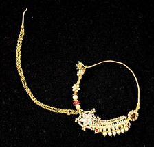Nose Ring (Nath), 19th century. Creator: Unknown