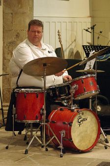 Nat Steele, Tim Whitehead Quintet, Chris Coull Promotion, St Andrew’s Church, Hove, August 2025. Creator: Brian O'Connor