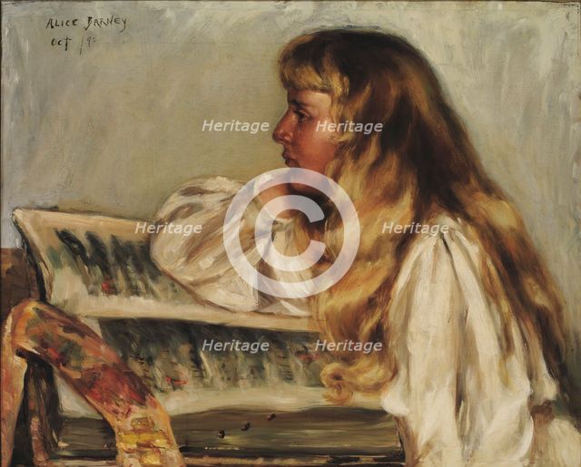 Natalie and Missal, 1890. Creator: Alice Pike Barney.