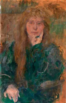 Natalie Barney, ca. 1900. Creator: Olga Boznanska