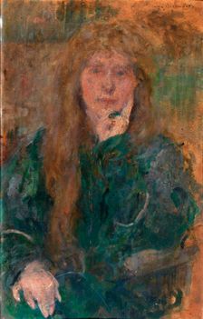 Natalie Barney, ca. 1900. Creator: Olga Boznanska