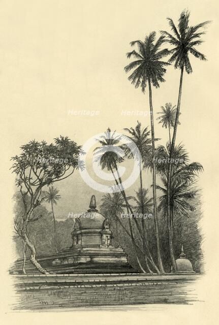 Natha Devale shrine, Kandy, Ceylon, 1898. Creator: Christian Wilhelm Allers.
