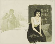 Nathalie Madoré, 1895. Creator: Theophile Alexandre Steinlen