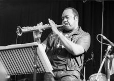 Nathan Davis, Pendley Jazz Festival, Hertfordshire, England, July 1985. Artist: Brian O'Connor