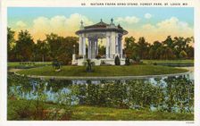 Nathan Frank Band Stand in Forest Park, St Louis, Missouri, USA, 1926