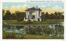 Nathan Frank Band Stand in Forest Park, St Louis, Missouri, USA, 1926