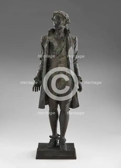 Nathan Hale, 1890. Creators: Frederick William MacMonnies, Jaboeuf et Rouard.