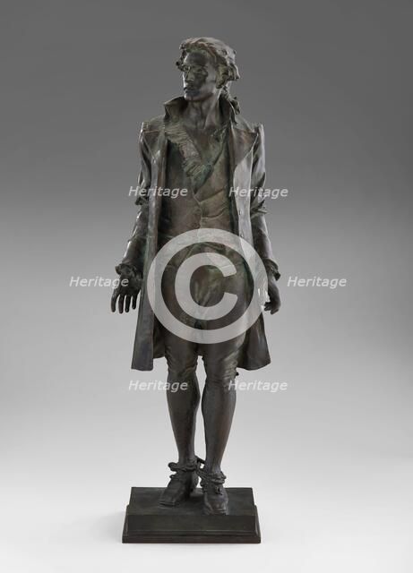 Nathan Hale, 1890. Creators: Frederick William MacMonnies, Jaboeuf et Rouard.
