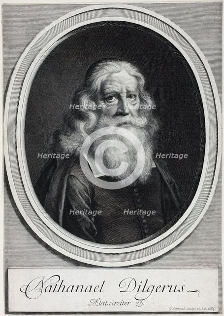 Nathanael Dilgerus, 1683. Creator: Gerard Edelinck.