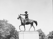 Nathanael Greene - Equestrian statues in Washington, D.C., between 1911 and 1942. Creator: Arnold Genthe
