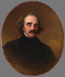 Nathaniel Hawthorne, 1862. Creator: Emanuel Gottlieb Leutze
