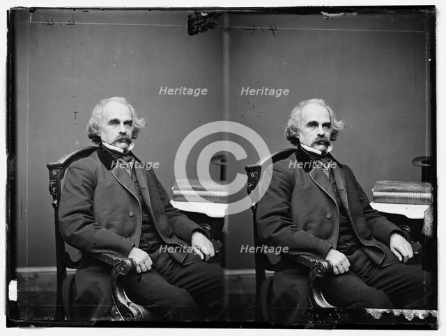 Nathaniel Hawthorne, ca. 1860-1865. Creator: Unknown.
