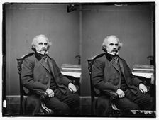 Nathaniel Hawthorne, ca. 1860-1865. Creator: Unknown