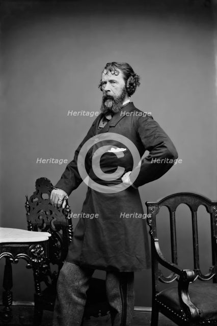 Nathaniel Parker Willis, between 1855 and 1865. Creator: Unknown.
