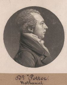 Nathaniel Potter, 1804. Creator: Charles Balthazar Julien Févret de Saint-Mémin