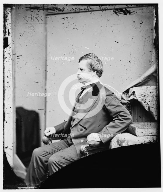 Nathaniel Prentice Banks of Massachusetts, between 1860 and 1875. Creator: Unknown.
