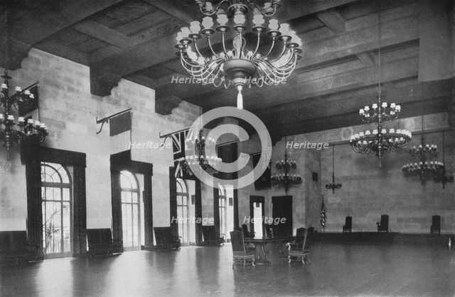 National Council Chamber, United States Chamber of Commerce Building, Washington DC, 1926. Artist: Unknown.