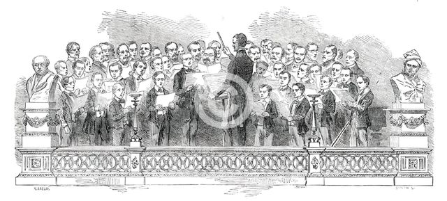 National Concerts at Her Majesty's Theatre - the Berlin Choir, 1850. Creator: Smyth.