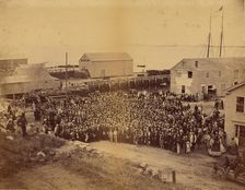 National Congregational Council at Plymouth Rock, 1865. Creator: John Adams Whipple