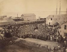 National Congregational Council at Plymouth Rock, June 22, 1865. Creator: John Adams Whipple