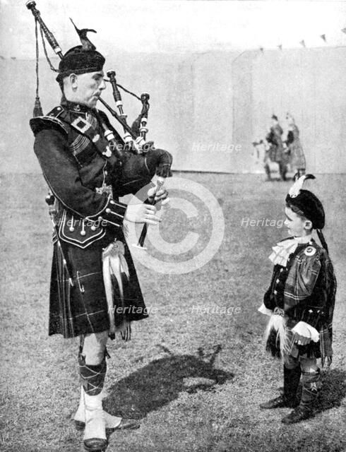 National costumes preserved in army uniform, 1936.Artist: Fox
