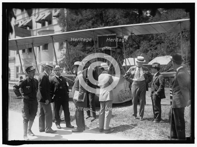 National Aero Coast Patrol Commn. Curtiss Hydroaeroplane..., between 1913 and 1917. Creator: Harris & Ewing.