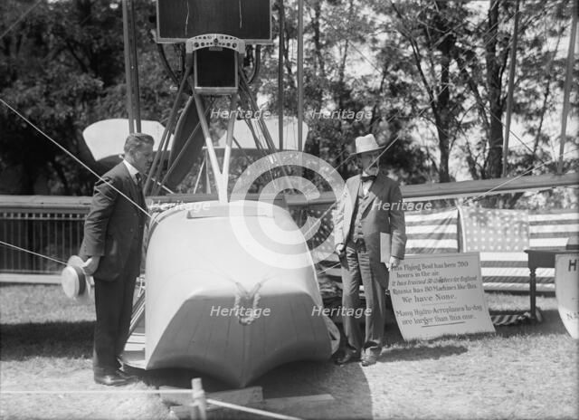National Aero Coast Patrol Commn. - Curtiss Hydroaeroplane or Flying Boat Exhibited..., 1917. Creator: Harris & Ewing.
