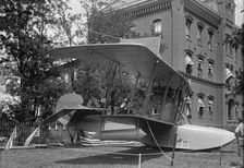 National Aero Coast Patrol Commn. - Curtiss Hydroaeroplane or Flying Boat Exhibited..., 1917. Creator: Harris & Ewing