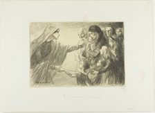 National Assistance, 1915/17. Creator: Theophile Alexandre Steinlen