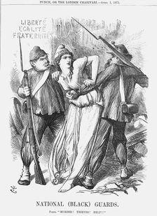 National (Black) Guards 1871. Creator: Joseph Swain