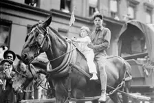 National Guard going to Texas, 1916. Creator: Bain News Service