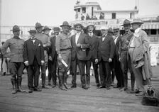 National Guard of D.C. M. And M. Assn. of D.C. Return with D.C.N.G. from Camp at Colonial Beach,1916 Creator: Harris & Ewing