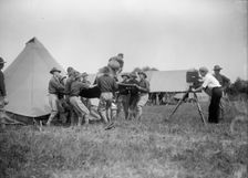National Guard of D.C. - Field Tactics, 1915. Creator: Harris & Ewing