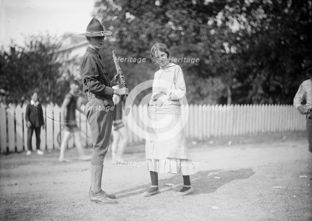 National Guard of D.C. in Camp, 1915. Creator: Harris & Ewing.