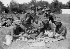 National Guard of D.C. in Camp, 1916. Creator: Harris & Ewing