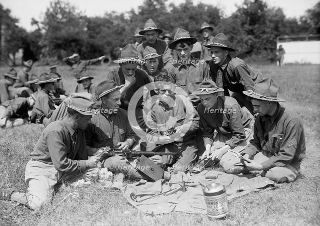 National Guard of D.C. in Camp, 1916. Creator: Harris & Ewing.