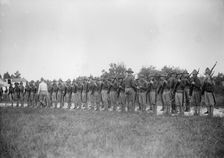 National Guard of D.C. - Drill, 1915. Creator: Harris & Ewing